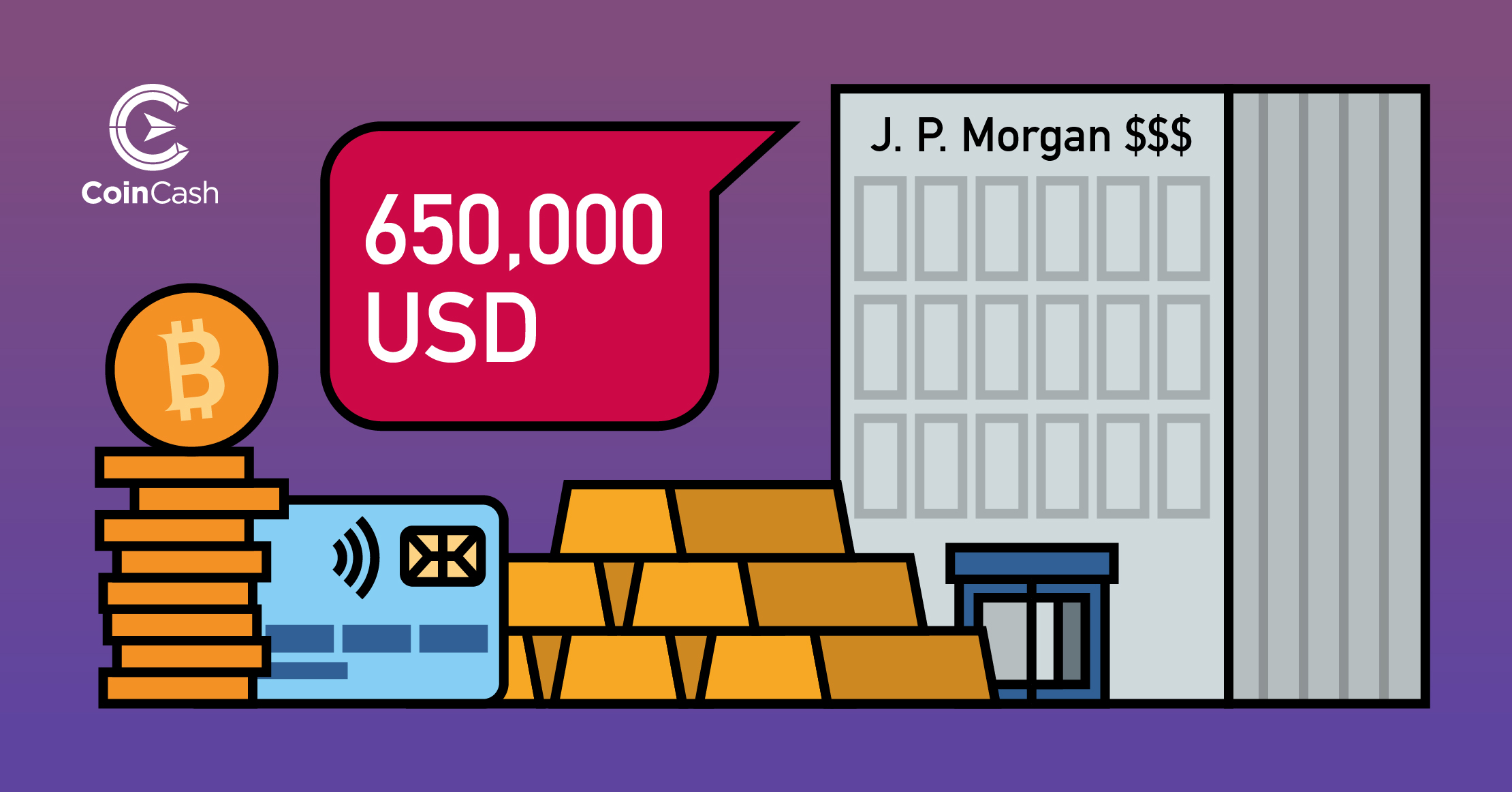 J.P. Morgan: akár 650 000 dollár is lehet egy bitcoin ára